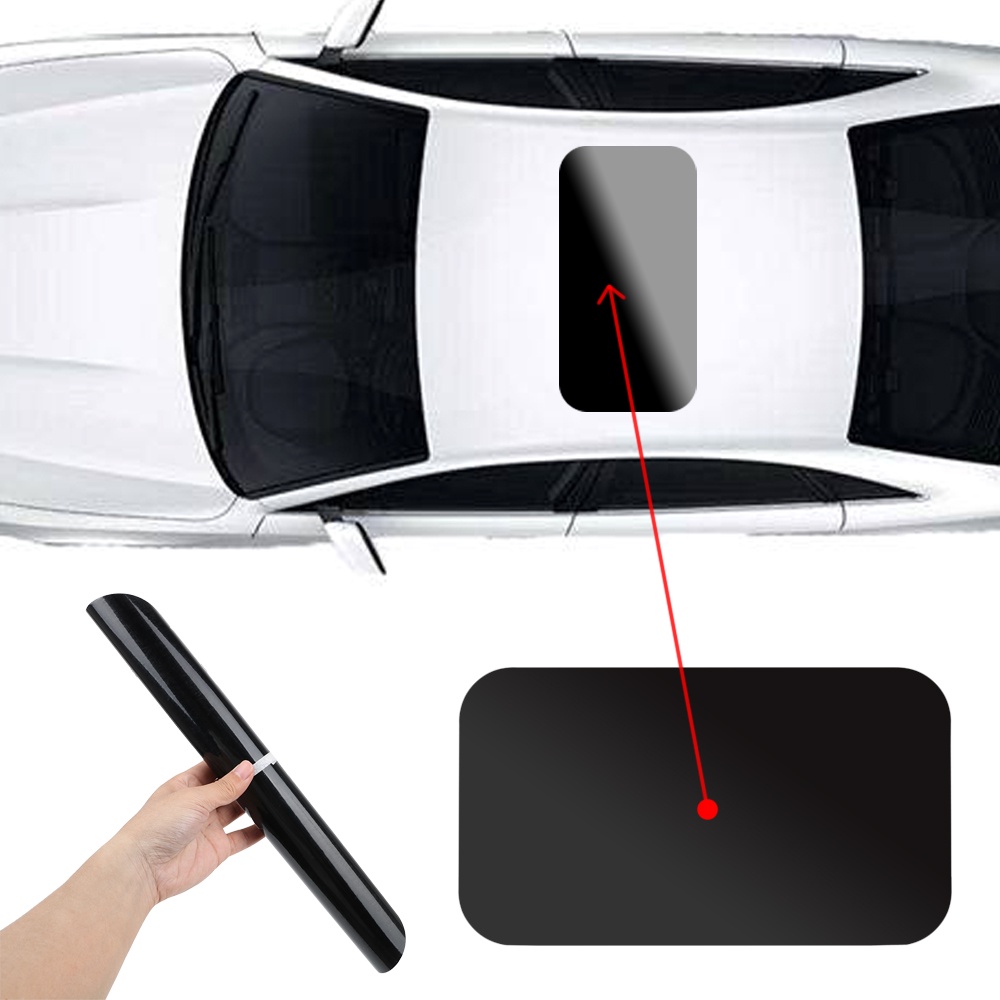 Auto Simulation Panoramic Sunroof PVC Stickers Car Sticker Waterproof