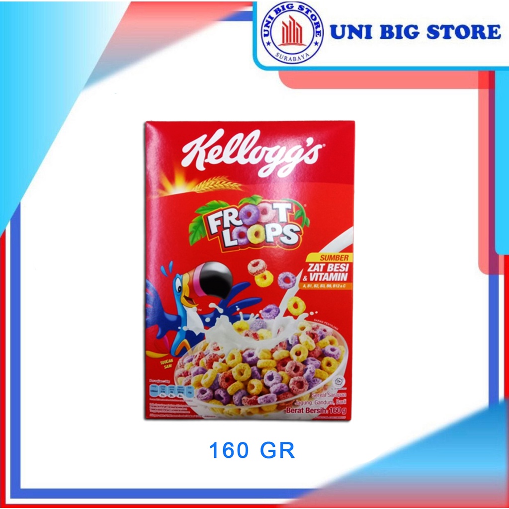 Kelloggs Froot Loops Cereal 150 gr Kellogs Fruit Cereals Shopee