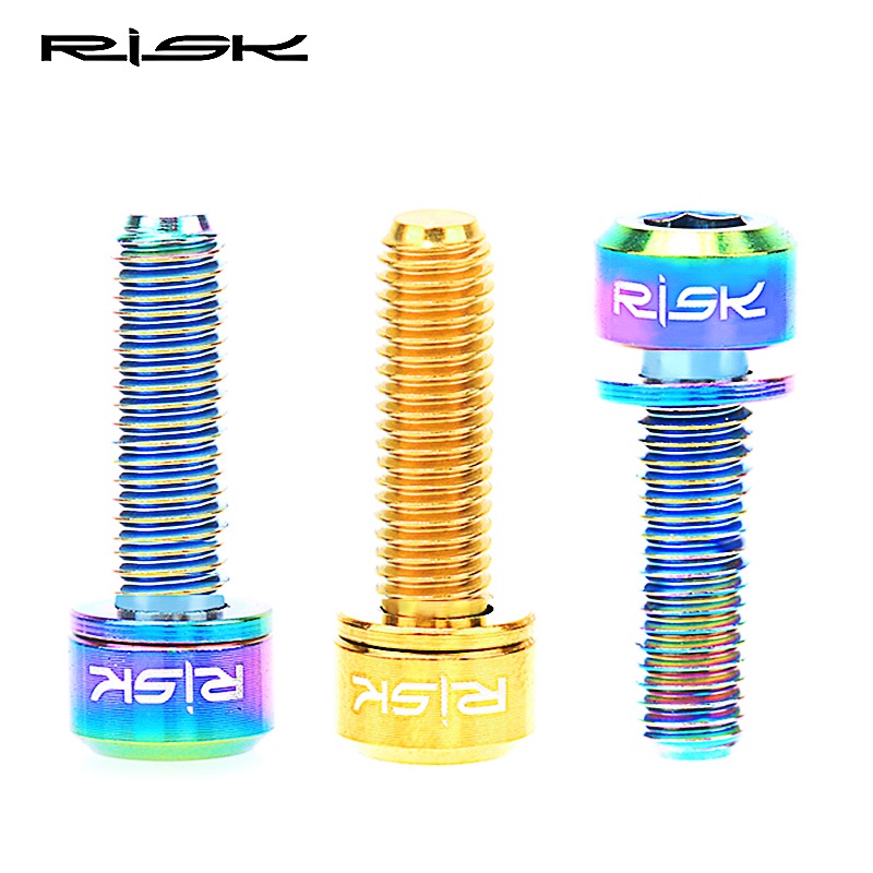 2 Vis M5x18 Mm Pour Potence De Vélo - Hexagonales En Acier, Pour VTT Ou Route