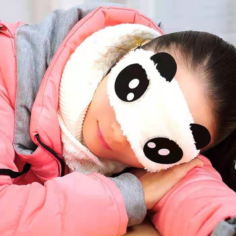Cartoon Plush Goggles Panda Goggles Shading Sleep Sleeping Cute Male 