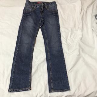 bootleg denim jeans