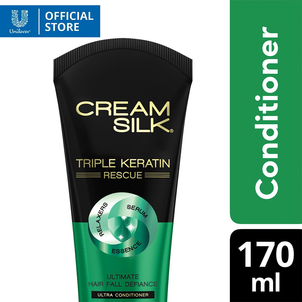 Cream Silk Triple Keratin Rescue Hair Fall Defiance Ultra Conditioner