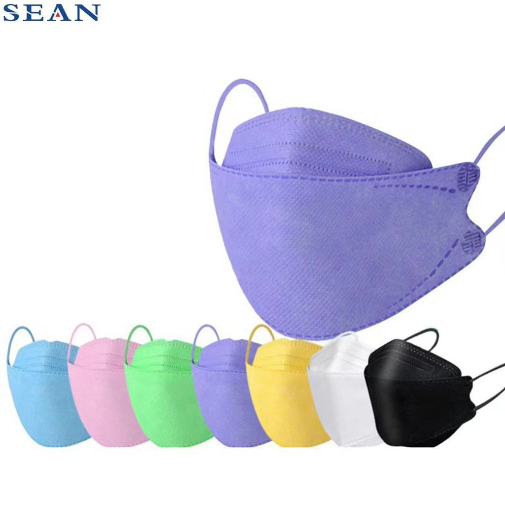 SYZ 10pcs kf94 mask 4layer nonwoven protective filter 3D korean mask