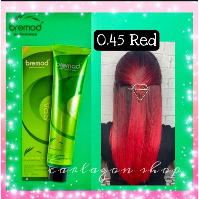 Red Hair Color Bremod Hair Color 0.45 Red Hair color Sunbright Red Hair
