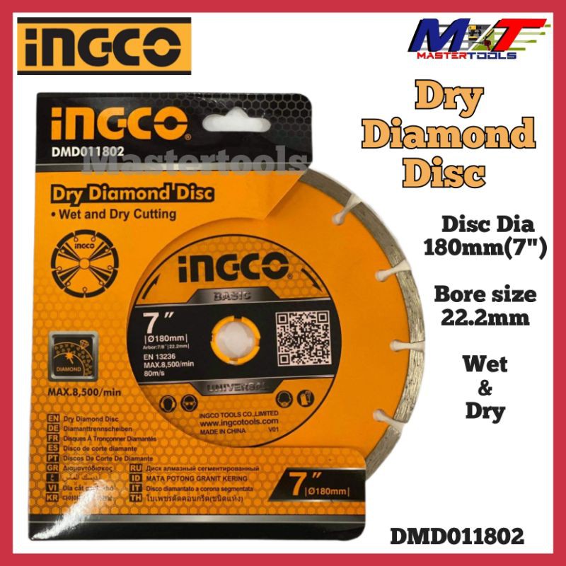 Ingco Diamond Cutting Disc Dmd Inches Shopee Philippines