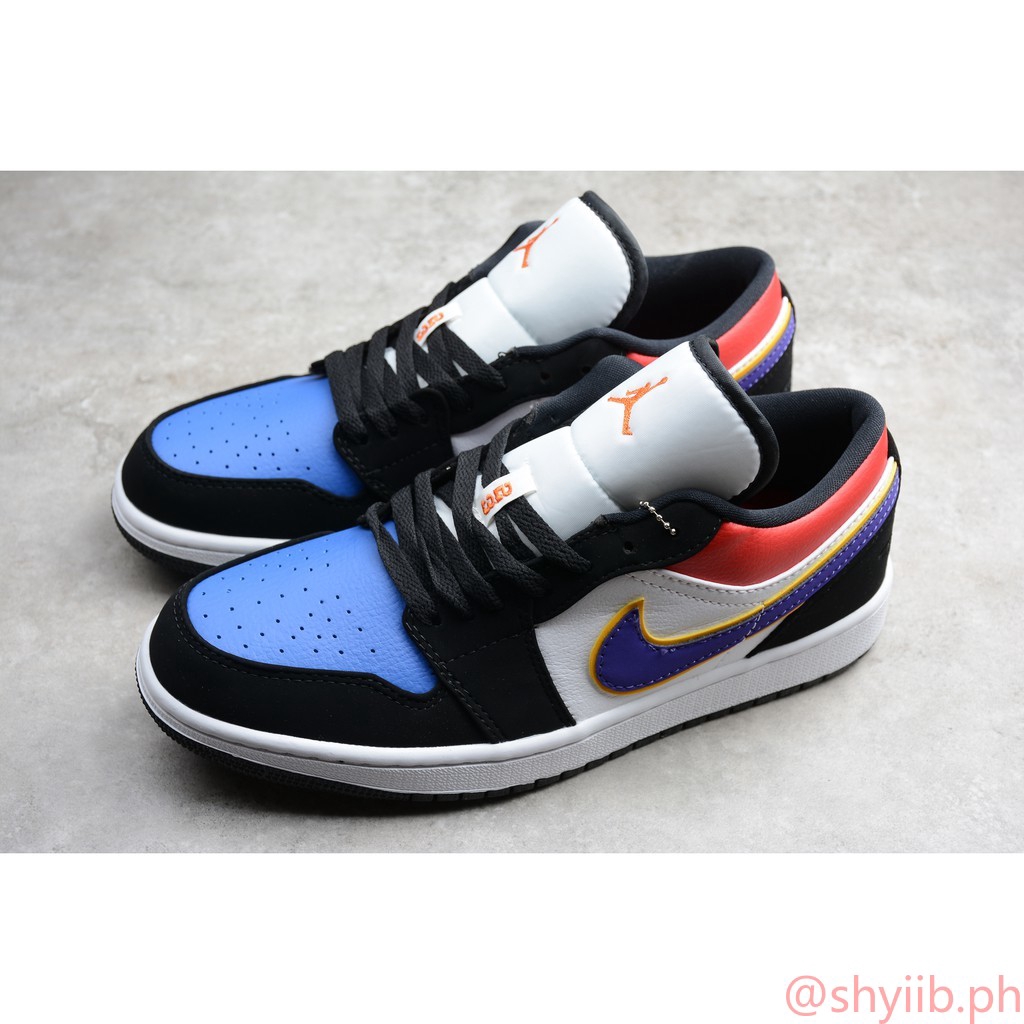jordan 1 black white and blue