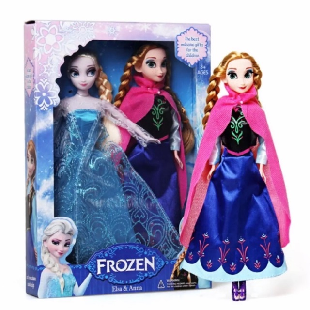 elsa and anna and olaf dolls