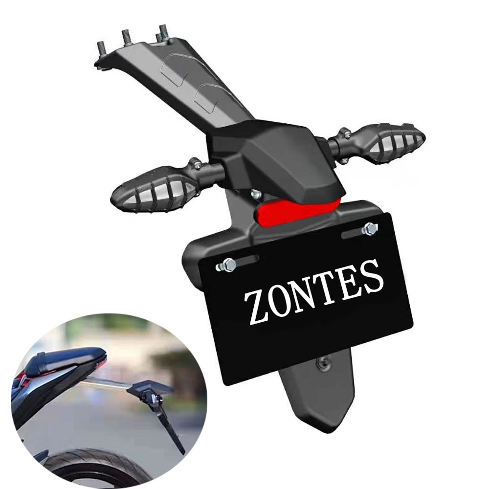 For Zontes Zt U 125 U1 125 U2 125 U 150 U1 150 U 155 U1 155 Motorcycle License Plate Holder Tail Shopee Philippines