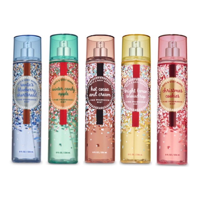 Bath & Body Works Christmas 2019 Fine Fragrance Mist Shopee