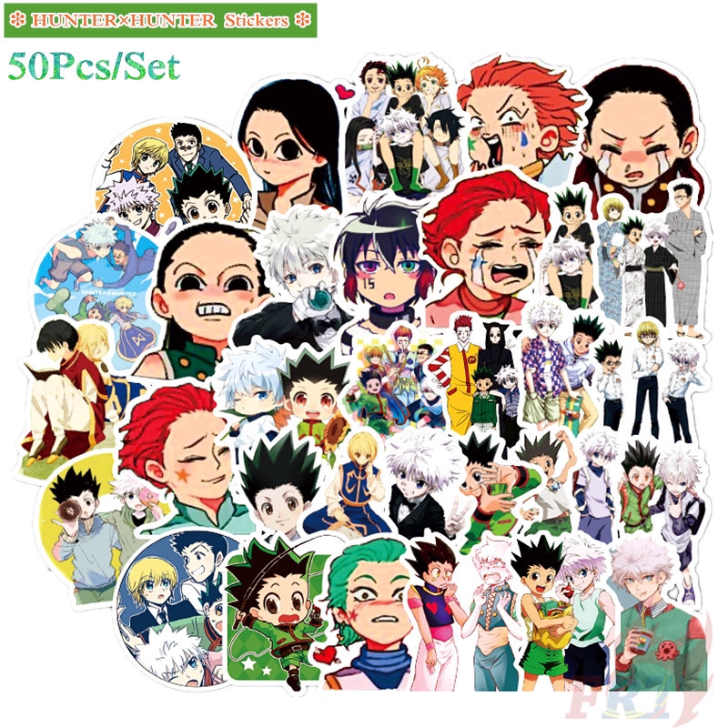 HUNTER×HUNTER Series 03 Stickers 50Pcs/Set Anime Fashion DIY Mixed ...