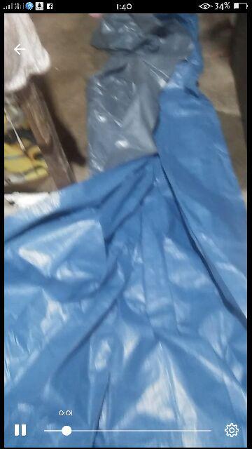 Blue Sack Sakolin waterproof (per meter) construction cover sakoline ...