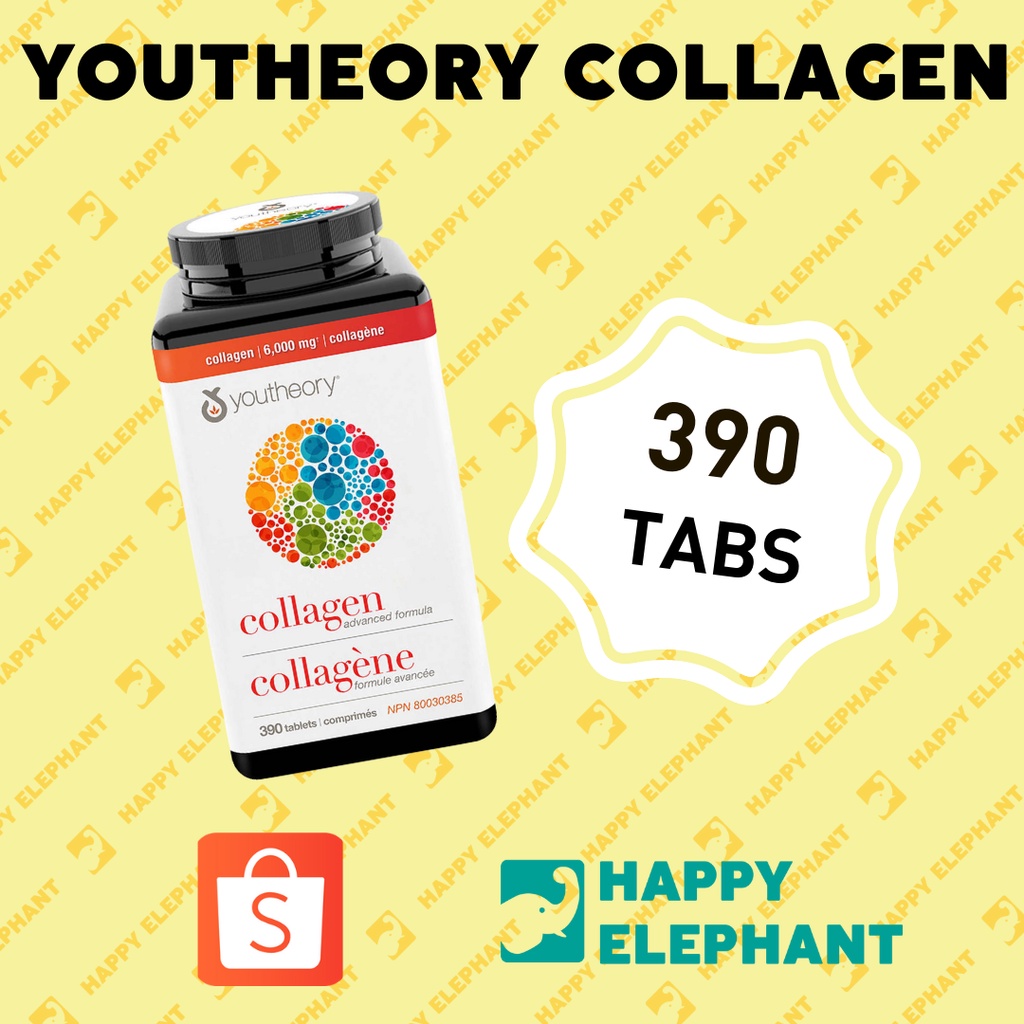 YOUTHEORY COLLAGEN 390 TABLETS ADVANCED FORMULA Shopee Philippines