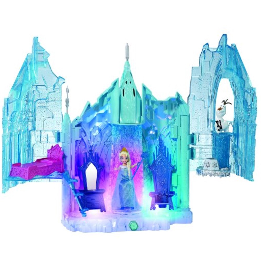 disney frozen light up castle