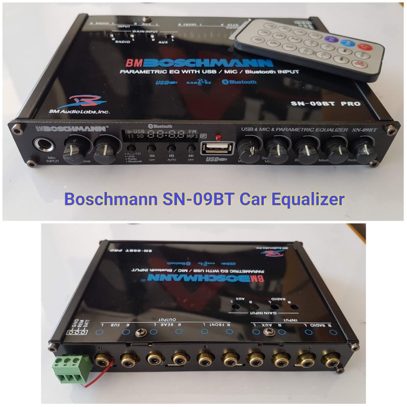 Boschmann SN09BT PRO Parametric Equalizer w/ USB, BT, MIC Shopee