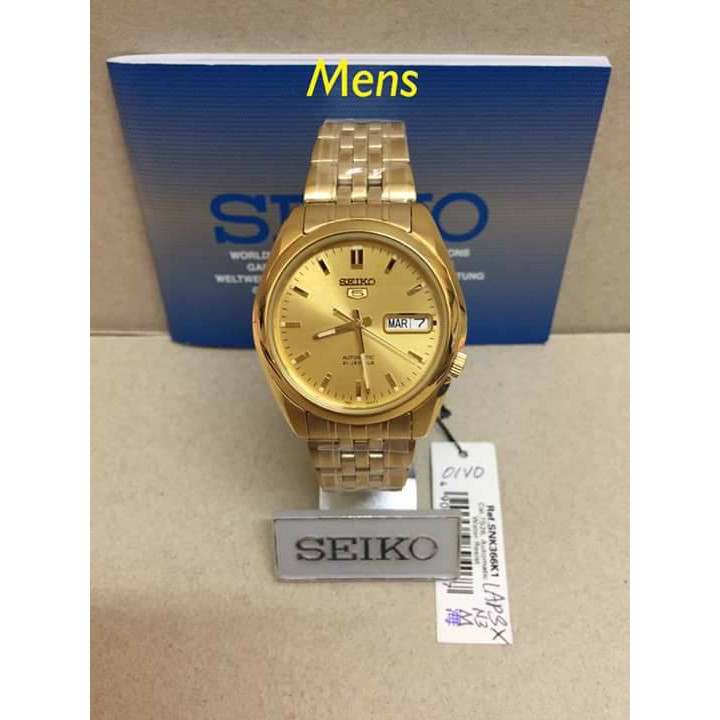 seiko 5 gold