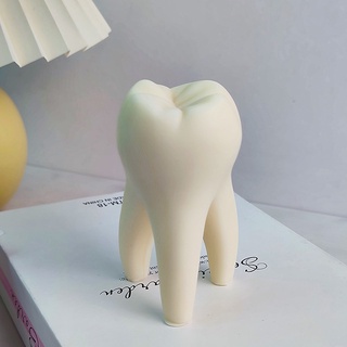 Teeth Silicone Mold Funny Diy Teeth Scented Candle Mold Home Decoration Gift #8