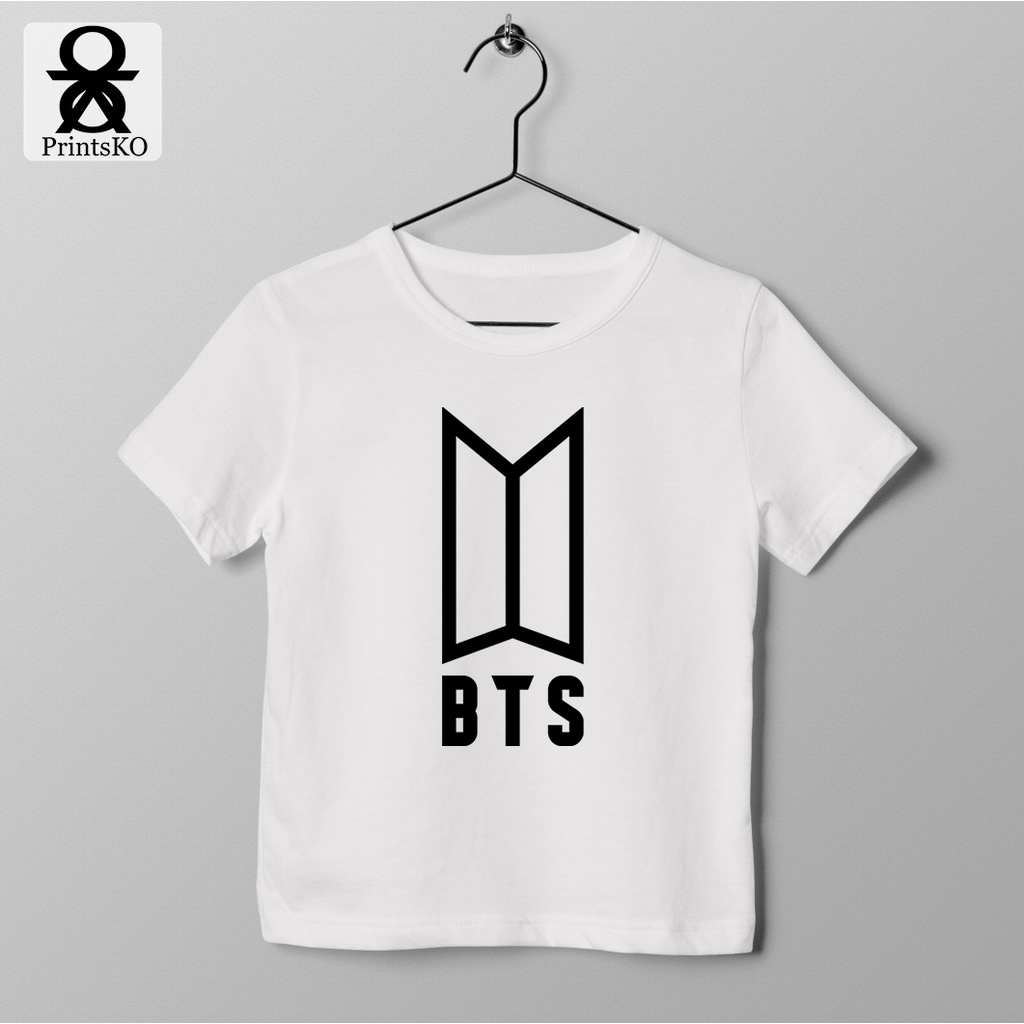 BTS KPOP Kids Shirt - BTS logo Design | Shopee Philippines