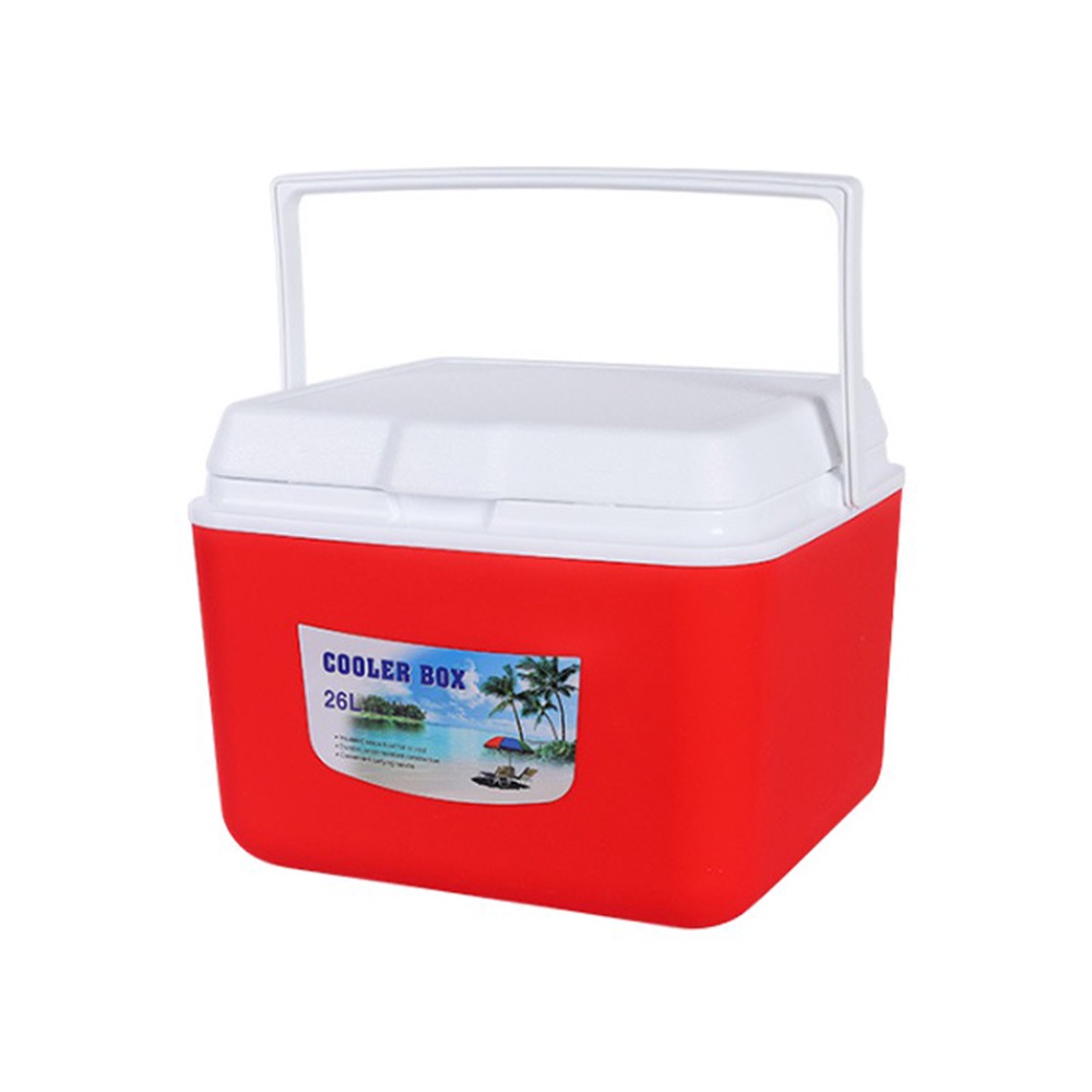 Home Zania 3pcs/Set Cool Boxes Portable Plastic Cooler Box, Camping Ice