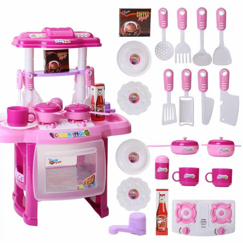 toy kitchen set with sounds