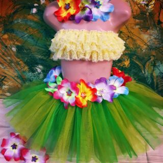 Hawaiian-Inspired Tutu Dress