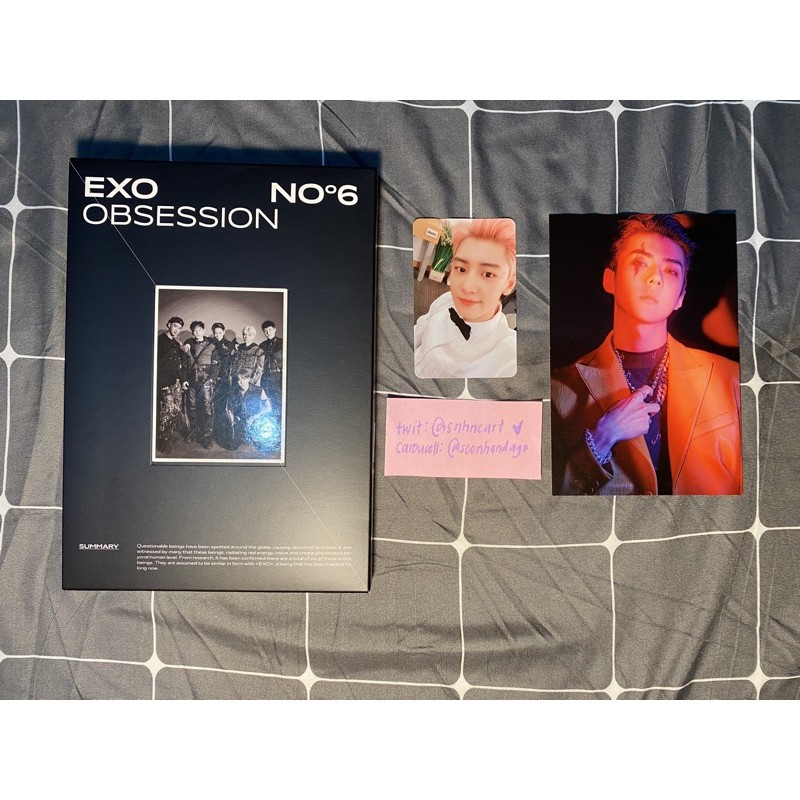 EXO OBSESSION ALBUM OBSESSION VERSION WITH CHANYEOL PHOTOCARD AND SEHUN  POSTCARD | Shopee Philippines