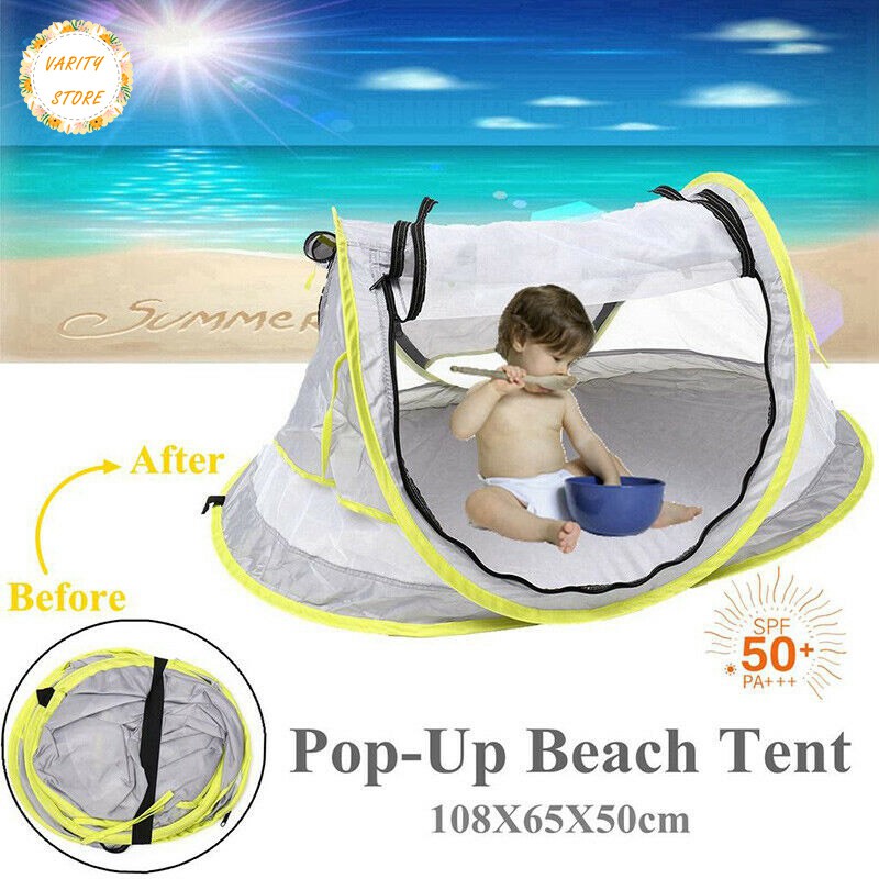 Portable Folding Baby Crib Travel Beach Bed Mesh Tent Mosquito Uv