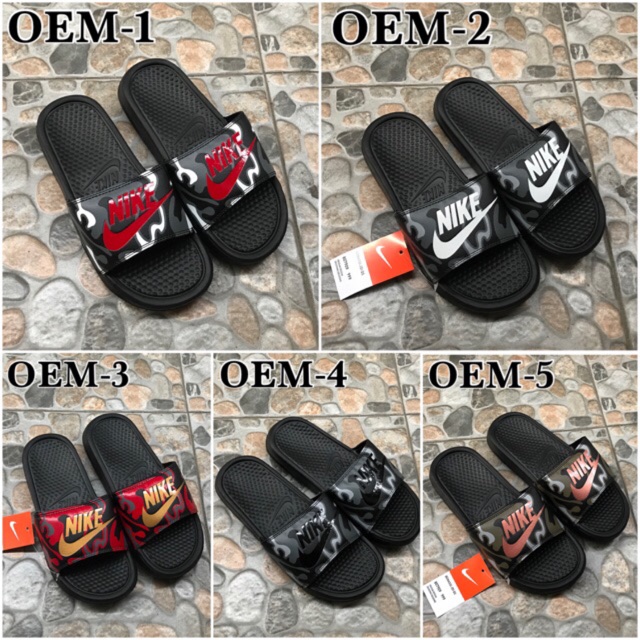 nike camouflage slippers