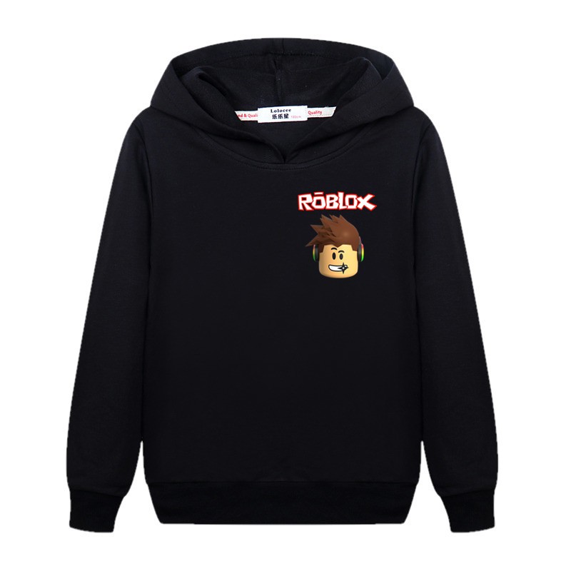 Roblox badge hoodie kid boy's winter sweatshirt print coat | Shopee ...