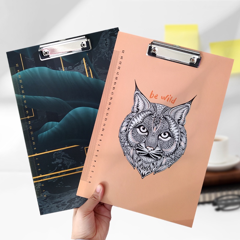 VC Art A4 Size Designer Selection Writing Clipboard File Modern Colour With Scale Stationery