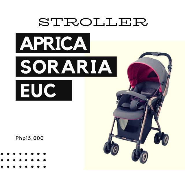 Aprica Karoon Stroller (Black) - Baby Stroller Philippines