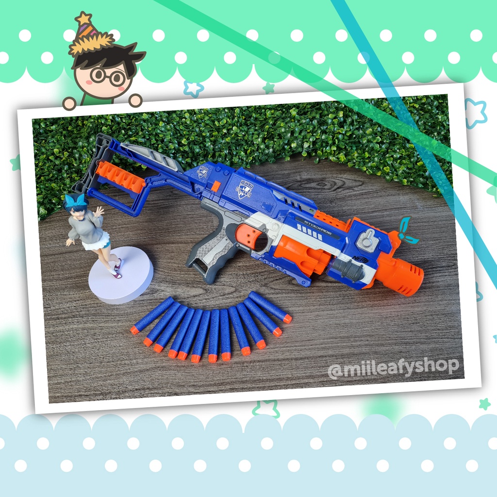 Nerf Elite Stockade Blaster Toy Gun 