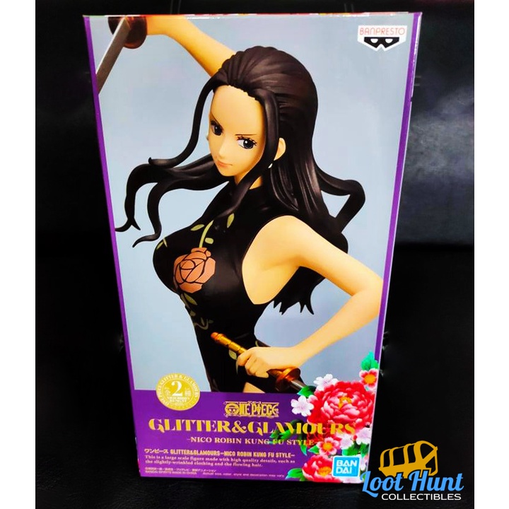 One Piece Glitter Glamours Nico Robin Kung Fu Style Black 700