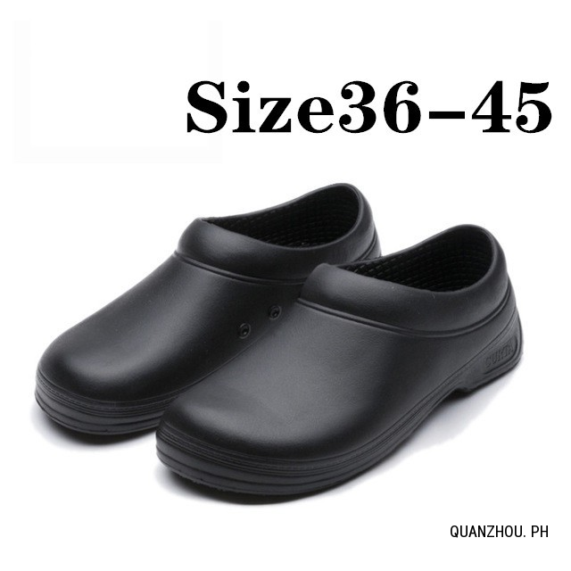 black non slip kitchen shoes