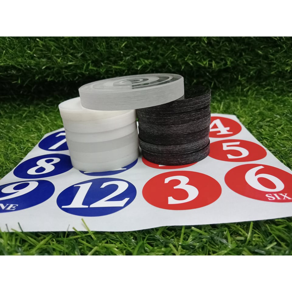 ONE SET FIBER PICHA MANIPIS [ PARA SA POOL POOLAN ] WITH STICKER NUMBER ...