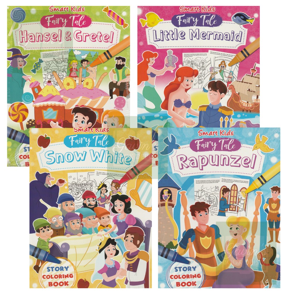 Rapunzel Fairy Tale Coloring Pages