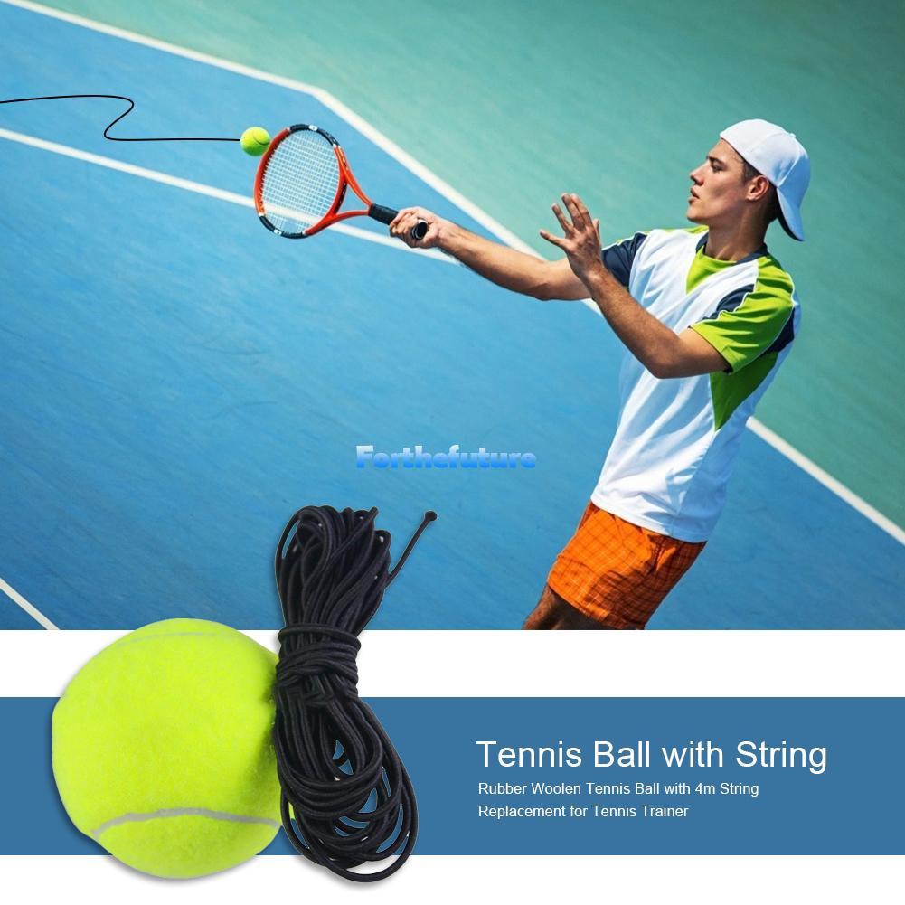 Acouto Tennis Ball with String Attached,Tennis Ball Tennis Beginner