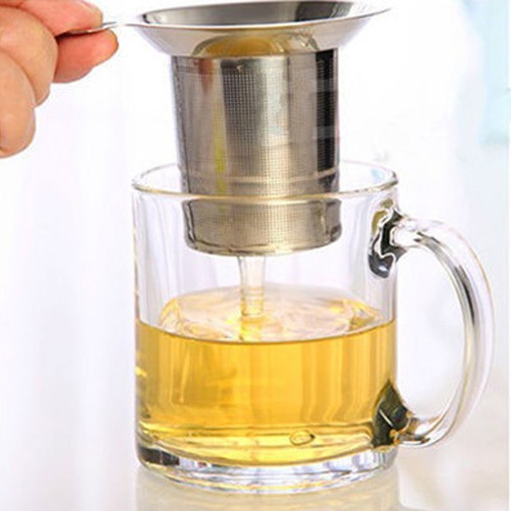 Tea Strainers Tea Leaves Separator Funnel Round Edge ...