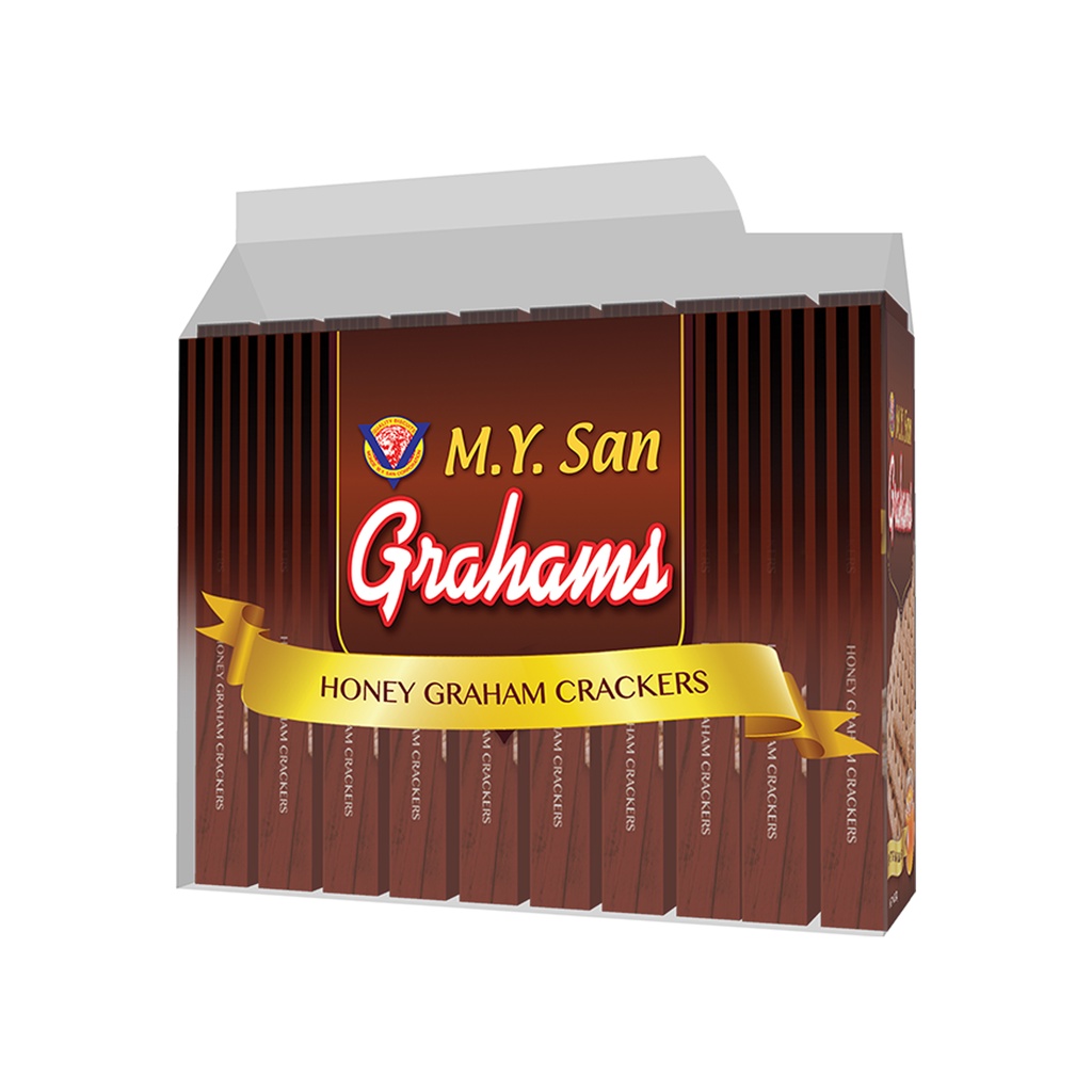 My San Graham Crackers Honey Singles 25G x 10 | Shopee Philippines