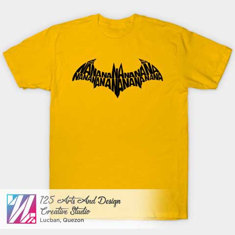 Batman Logo NaNaNaNa T Shirt Top Casual Tees Unisex Oversize | Shopee  Philippines