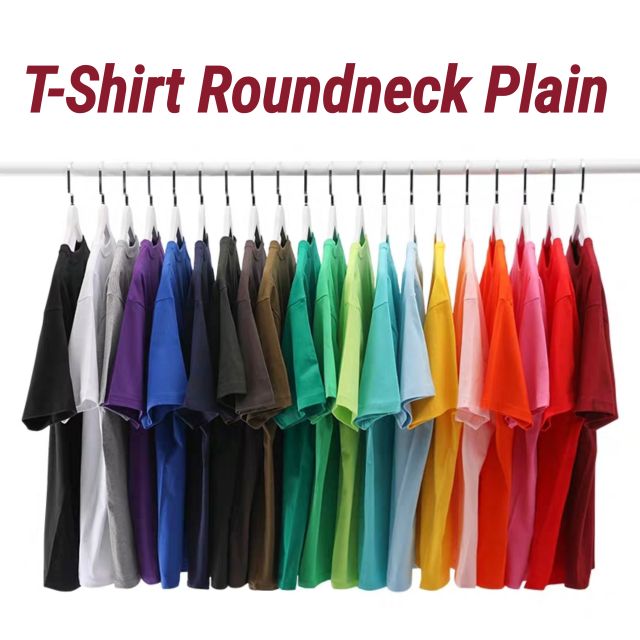 Unisex Basic Roundneck Cotton Tshirt Colored: Sk Ii Different Color Round  Neck T Shirt | Shopee Philippines