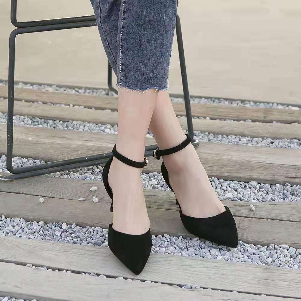 Korean fashioned high heels Fine heel Shopee Philippines