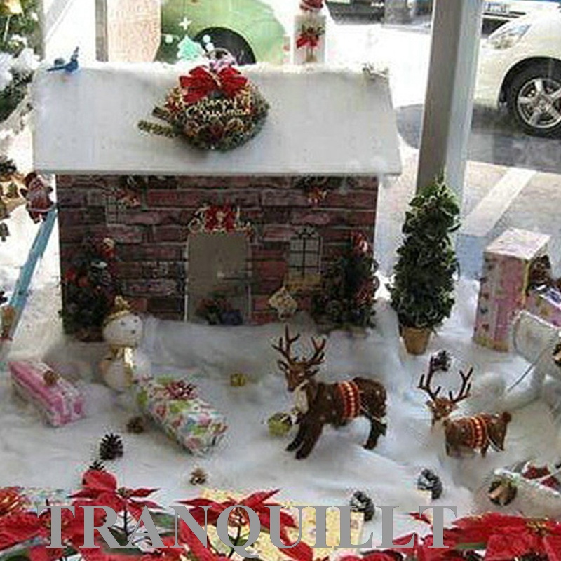 TRANQUILLT Christmas Snow Blankets Set Artificial Snow Mat for