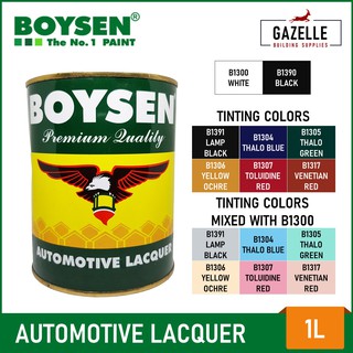 Boysen Automotive Lacquer White B1300 - 1L | Shopee Philippines