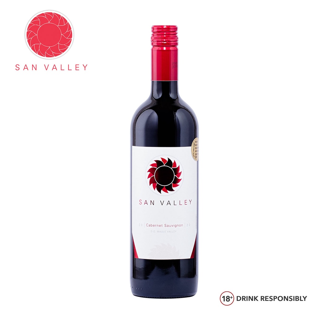San Valley Sauvignon Red Wine Maule Valley Chile 750ml