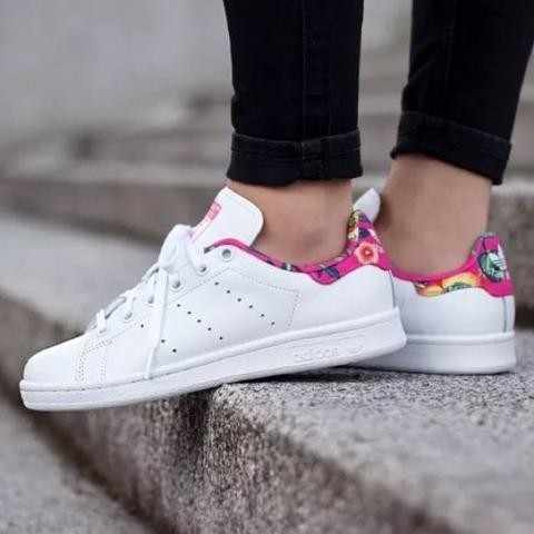 adidas stan smith flower