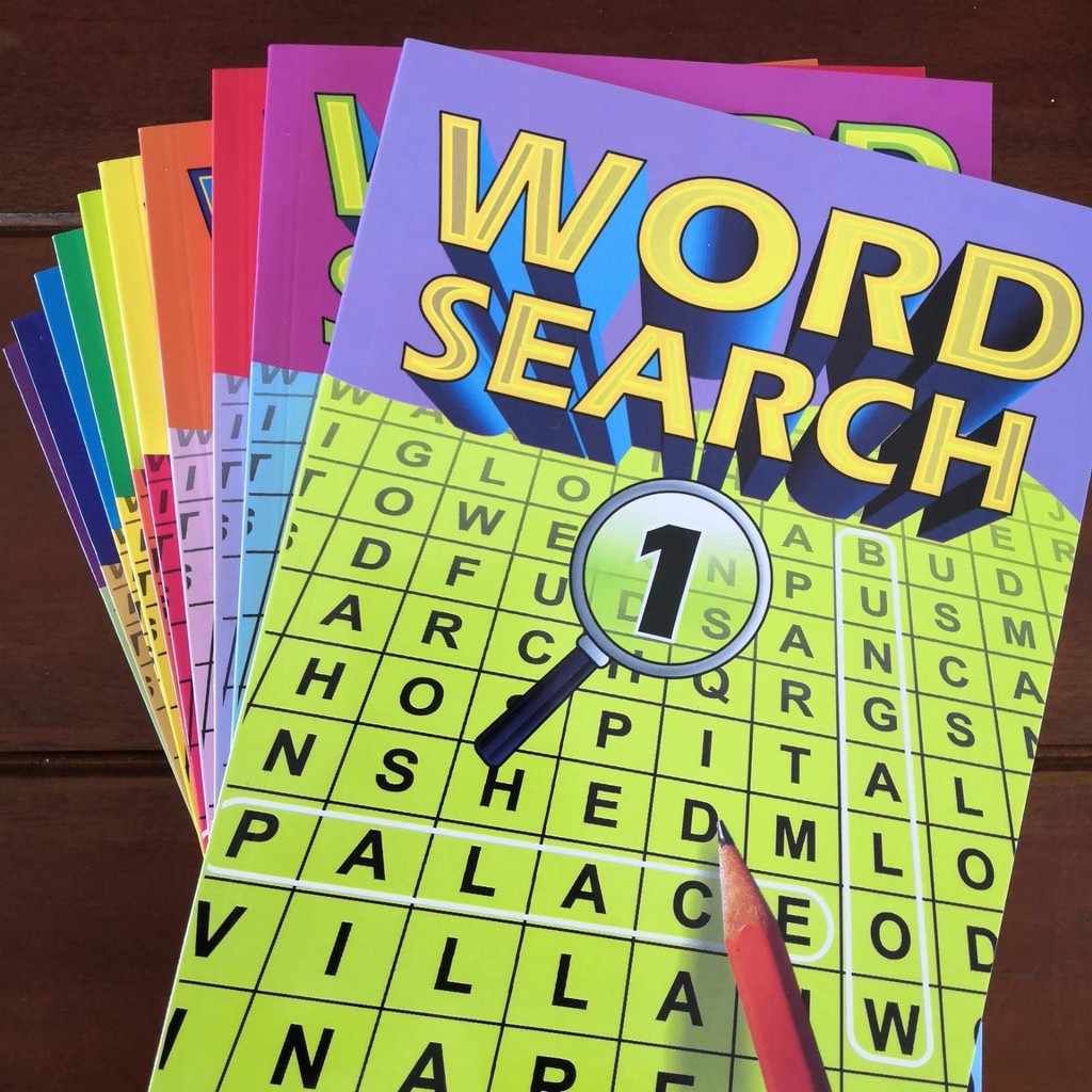 Word Search Puzzle Book 168 Pages of Wordsearch and Word Hunt Activity ...