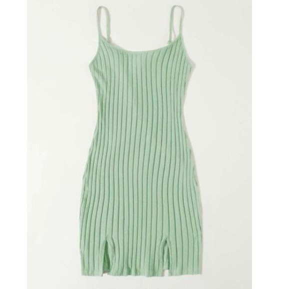 bodycon mint green dress