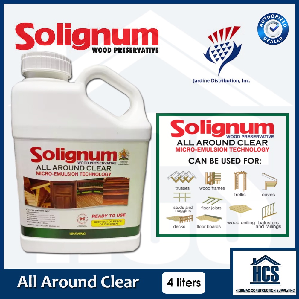 Jardine Solignum All Around Clear 4 Liters Shopee Philippines