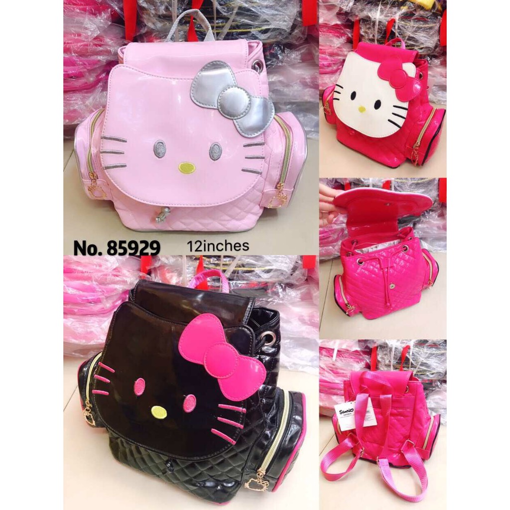 Hello kitty backpack 15 inches ( 85929 ) Shopee Philippines