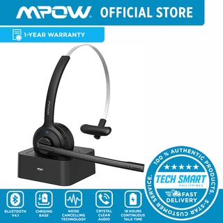 Mpow M5 Pro Bluetooth 4.1 Headphones with Mic and Charging Base Wireless Headset